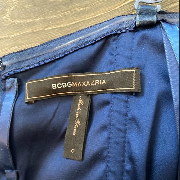 BCBGMaxAzria Deep Blue Floor Length Dress - Picture 10 of 10